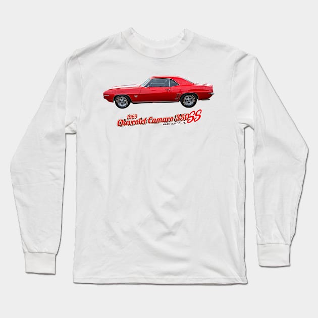 1969 Chevrolet Camaro 350 SS Hardtop Coupe Long Sleeve T-Shirt by Gestalt Imagery